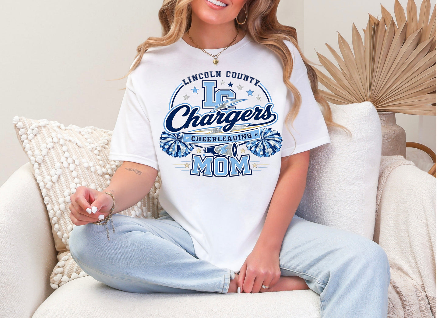 Adult - Lincoln Chargers Design 2 Mom