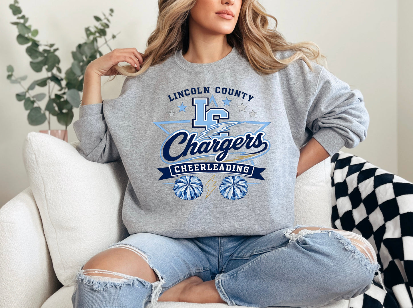 Adult - Lincoln Chargers Design 3 Star