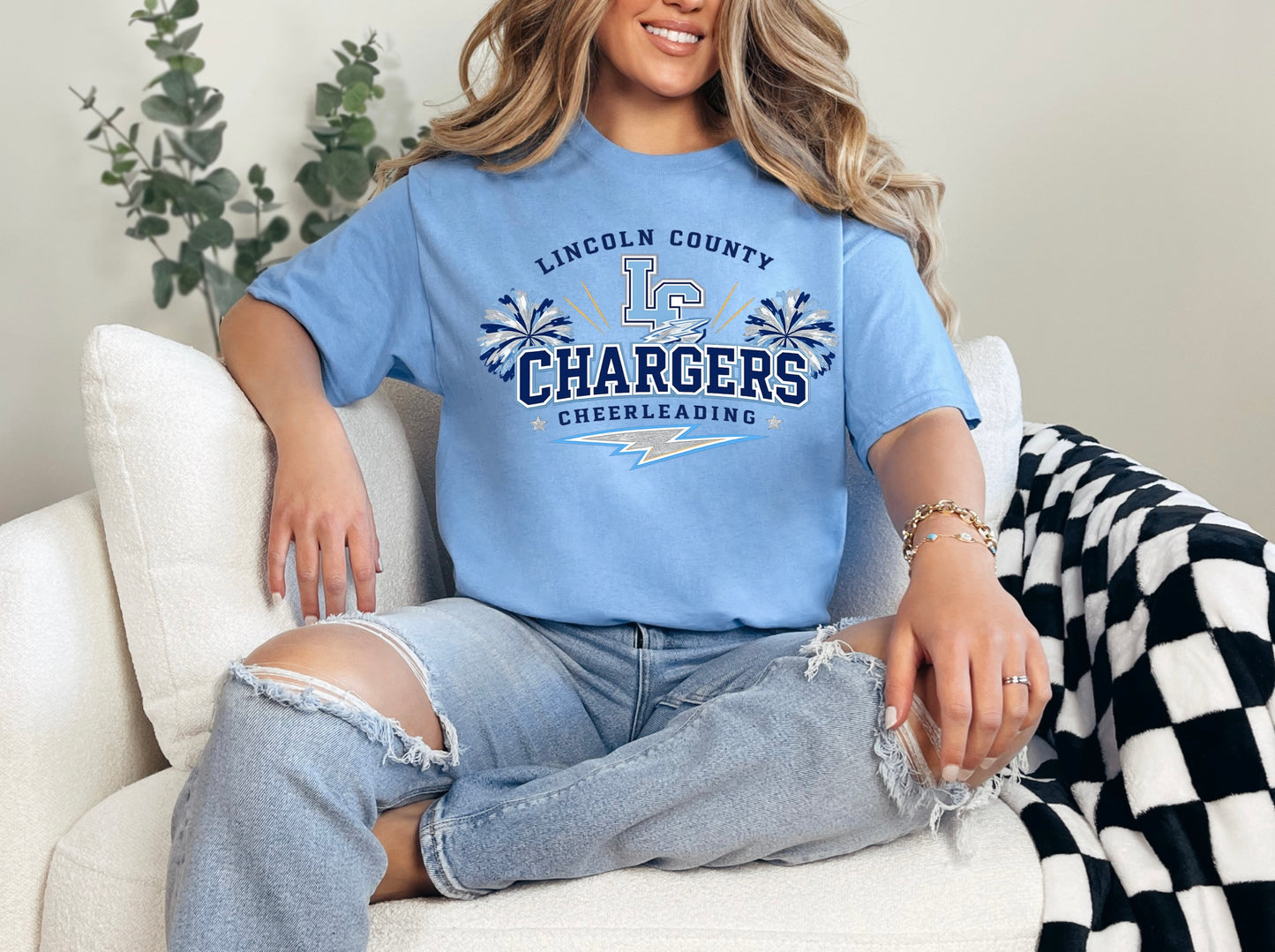 Adult - Lincoln Chargers Design 4