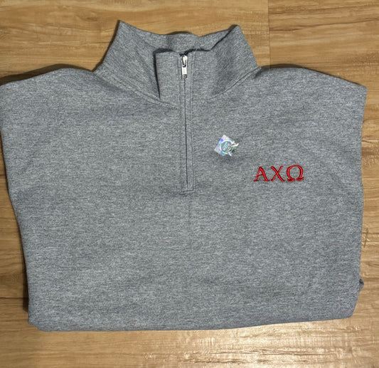 RTS- Alpha Chi Omega 3/4 zip